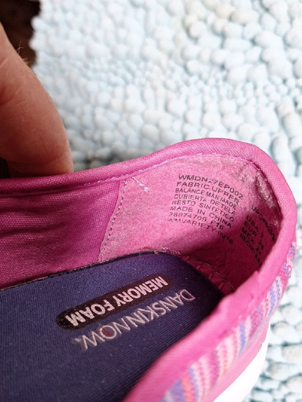 Danskin Pink Multi Slip-On Athletic Shoes - Picture 5 of 7